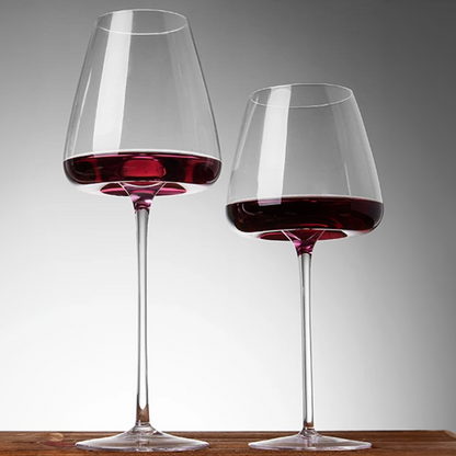 2 pc Crystal Wine Glass