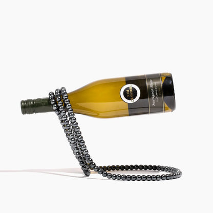 Floating Pearl Necklace Wine Rack